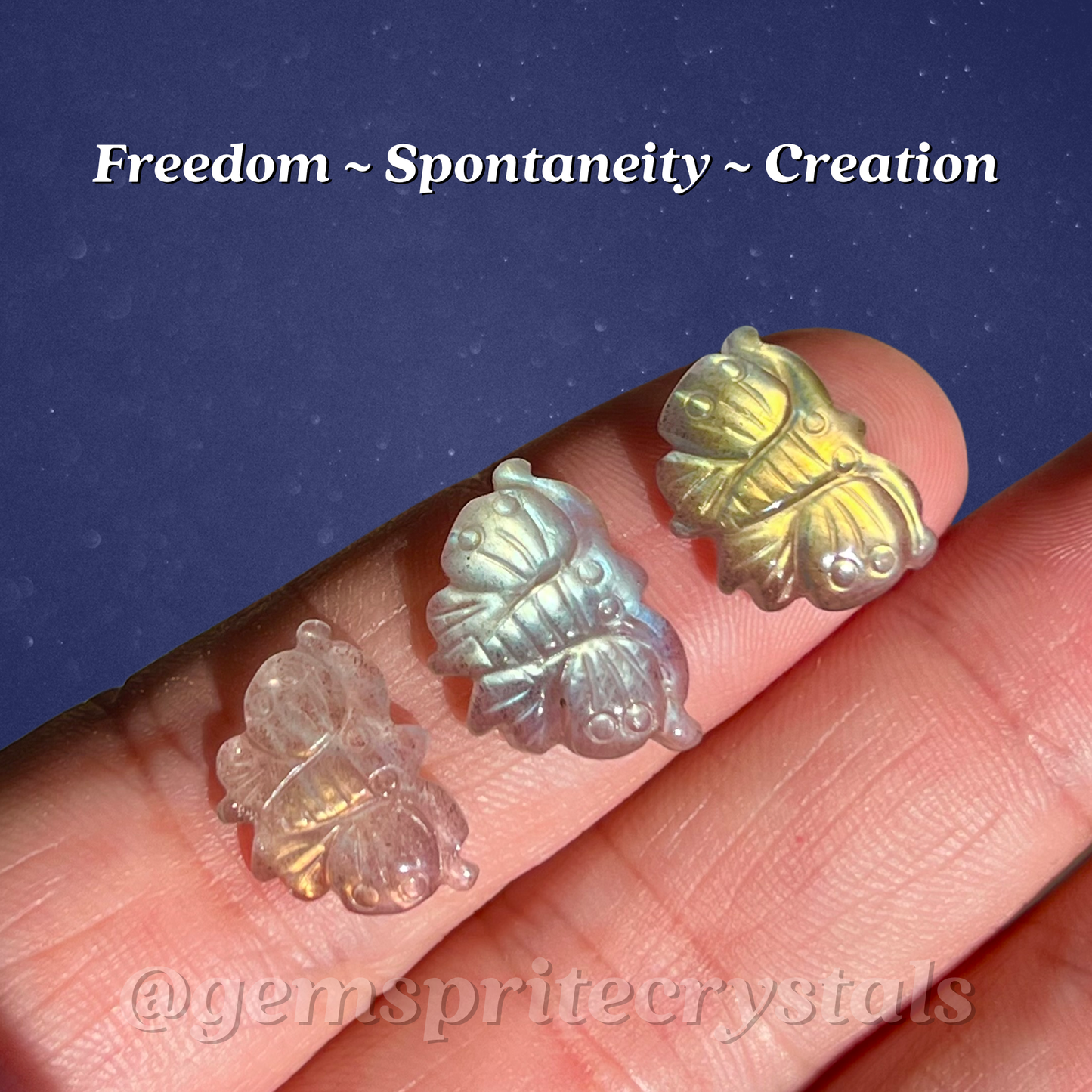 Labradorite Butterfly