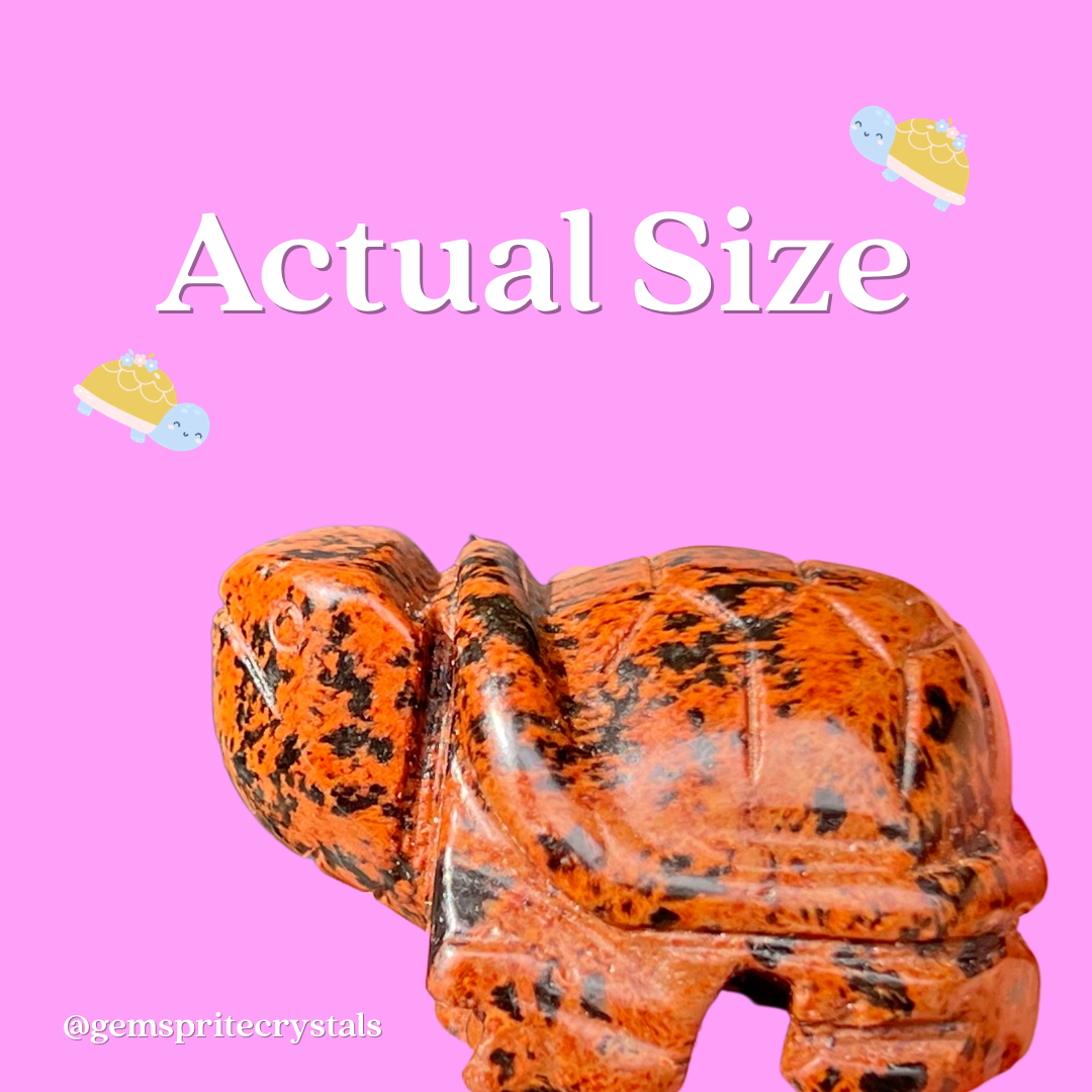 Red Obsidian Turtle