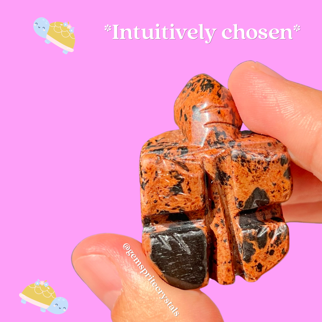 Red Obsidian Turtle