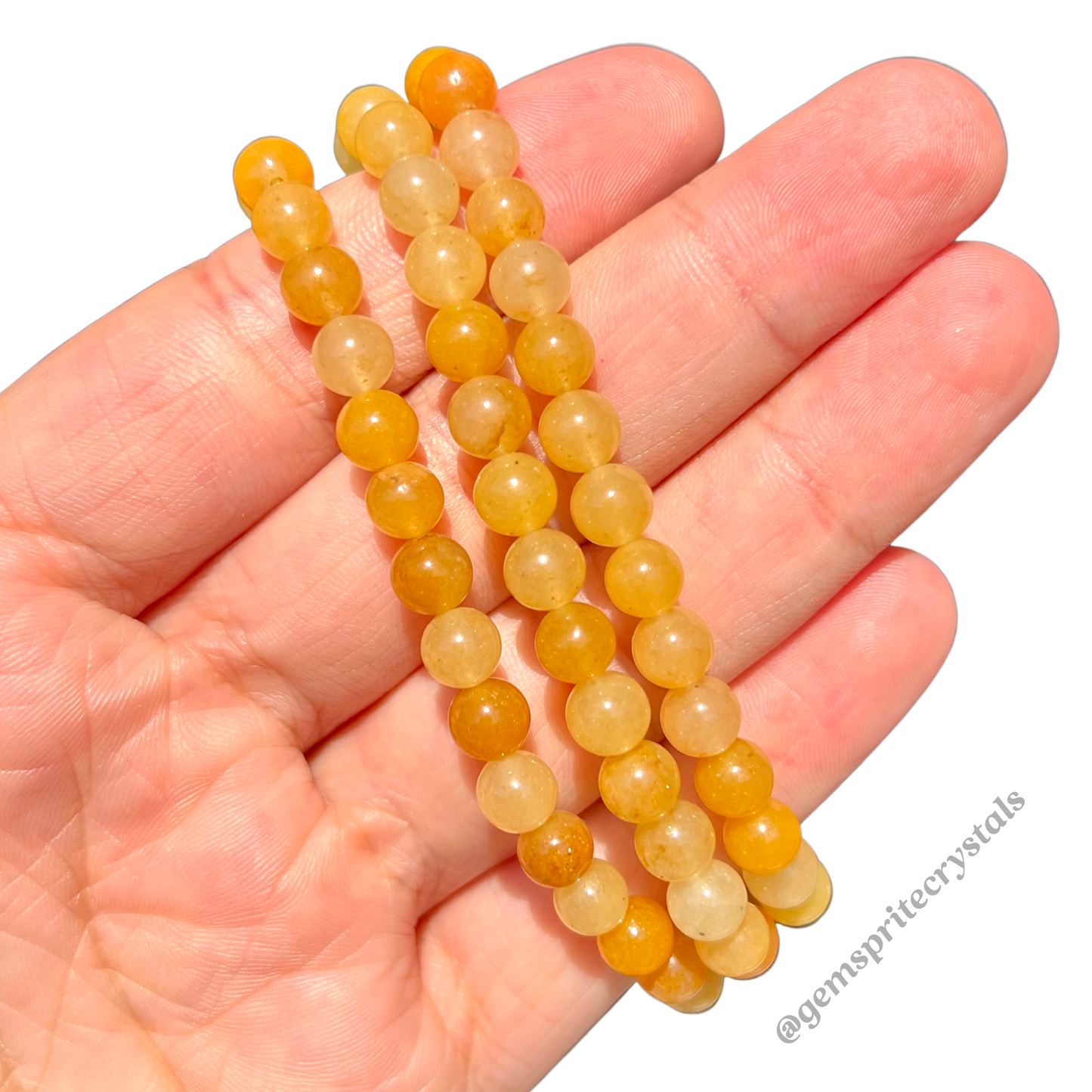 Golden Agate Bracelet 6mm