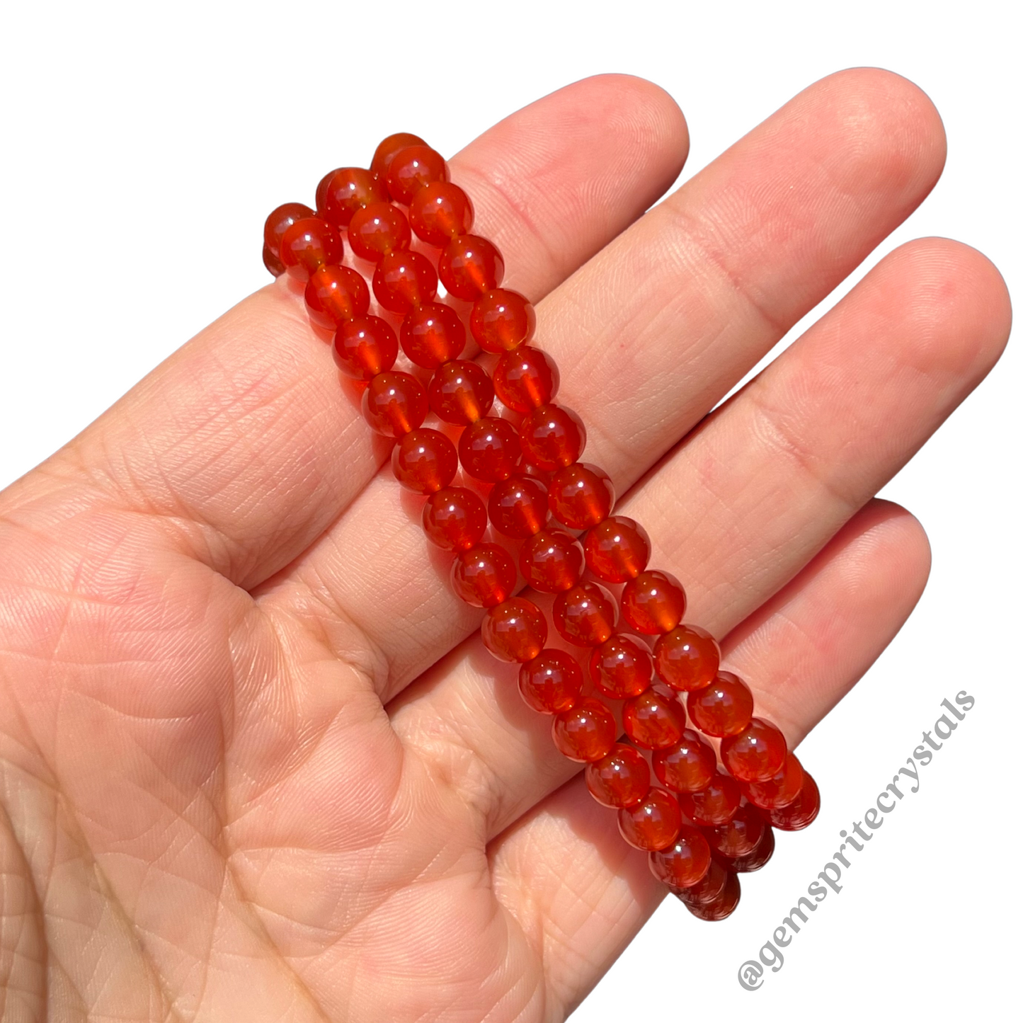 Pure Carnelian Bracelet 6mm