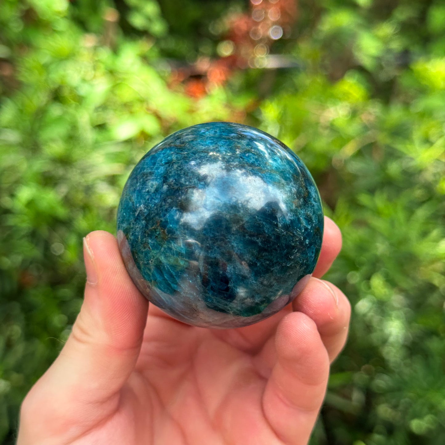 2” Blue Apatite Sphere