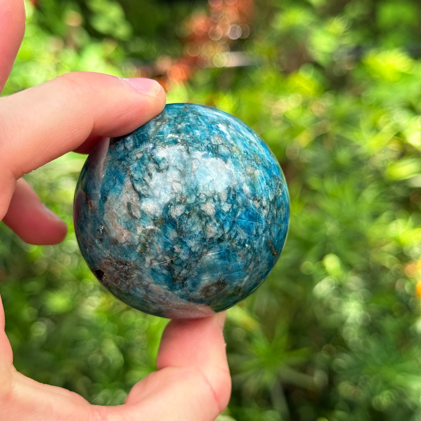 2” Blue Apatite Sphere