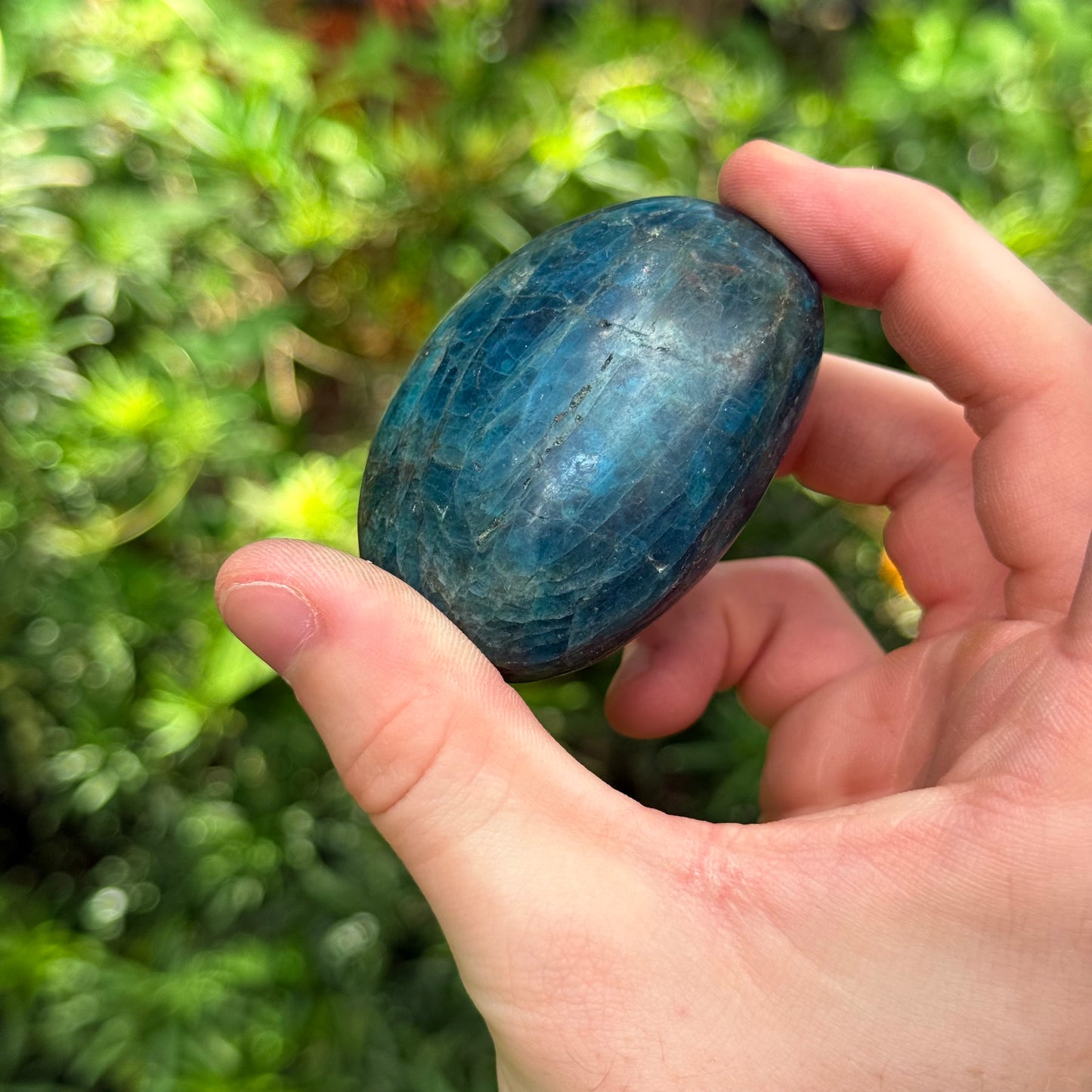 2” Blue Apatite Palm Stone