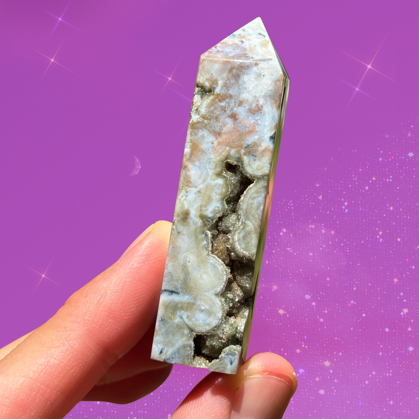 8th Vein Ocean Jasper Obelisk, Madagascar TN46