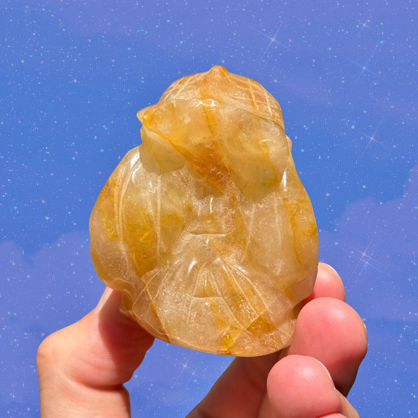 Golden Healer Quartz Dragon GOA34