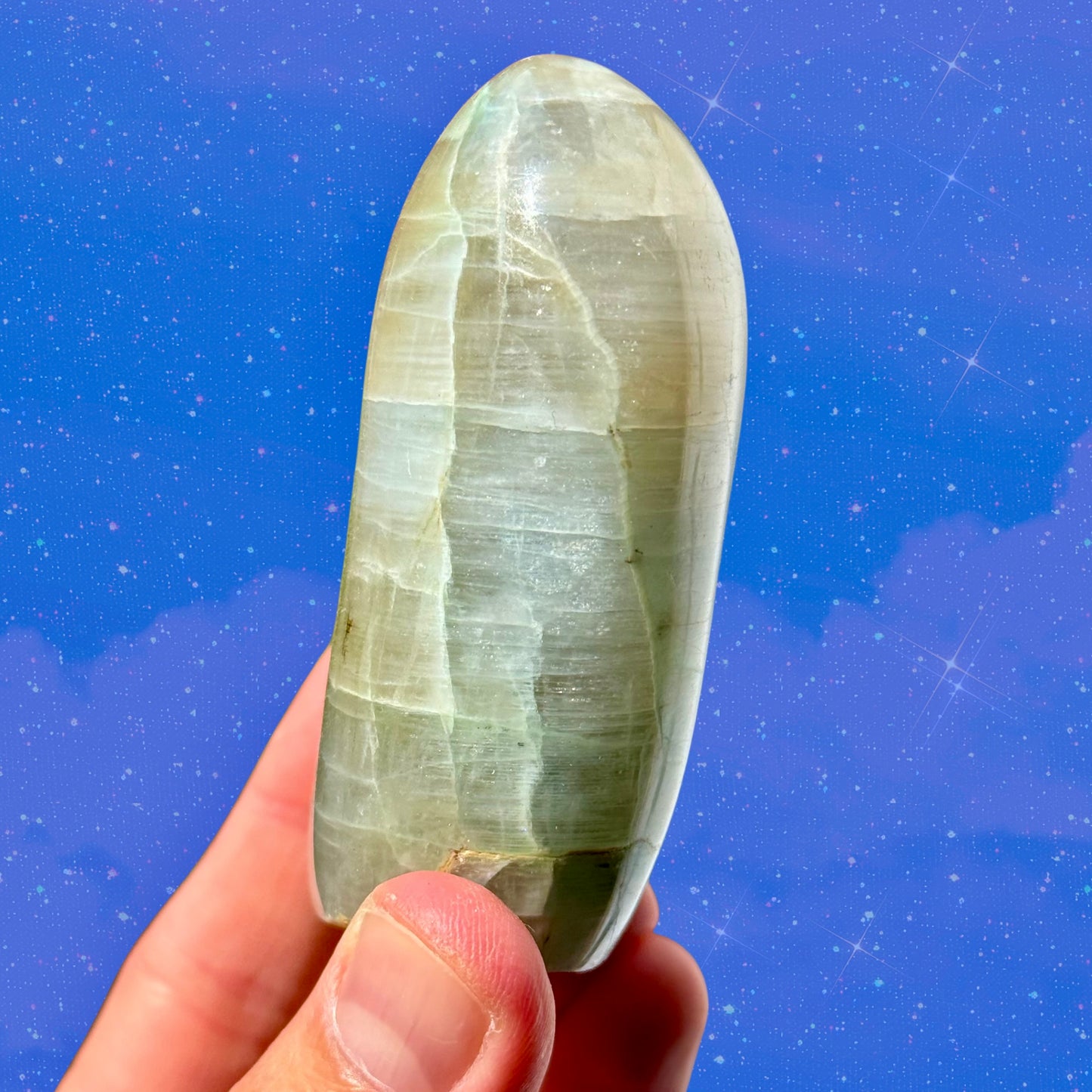 Green Moonstone (Garnierite) Freeform C07