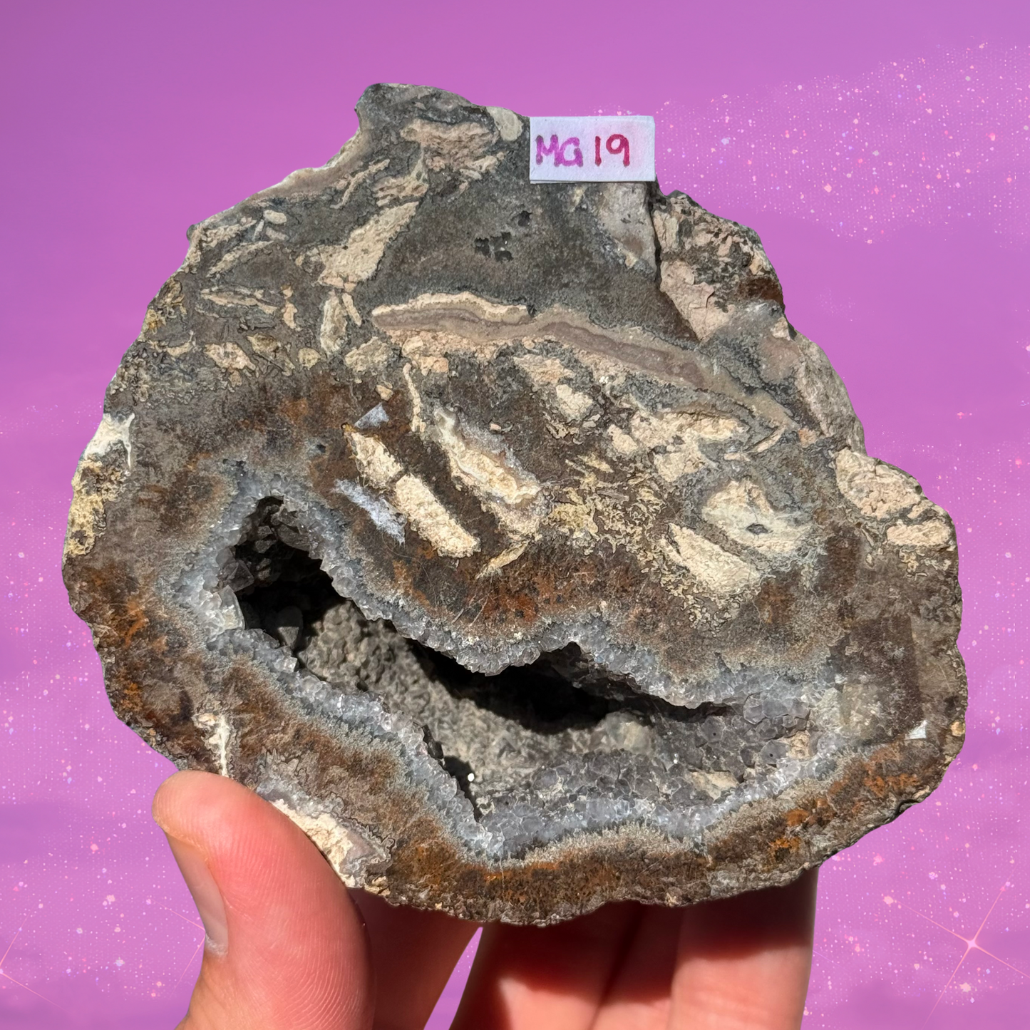 Chunky Mexican Agate Geode