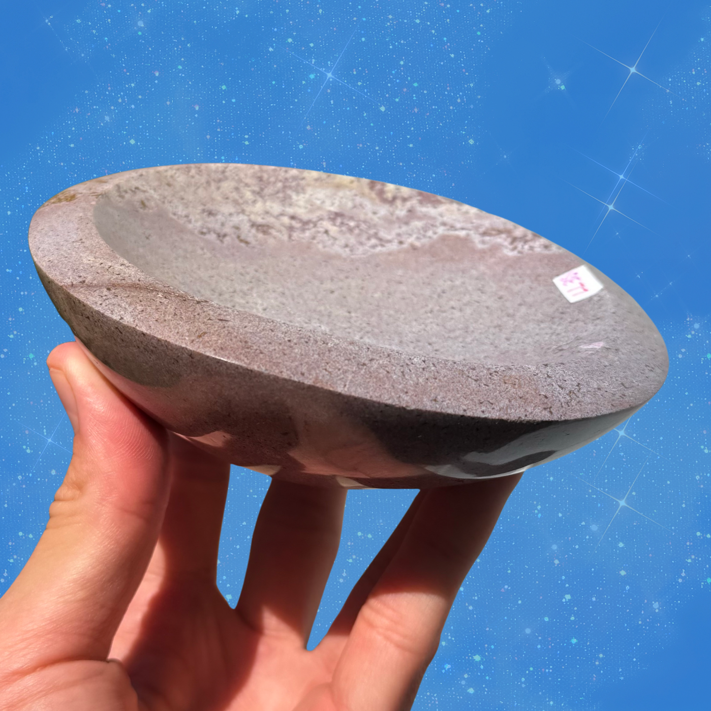 Purple Sea Jasper Bowl C16