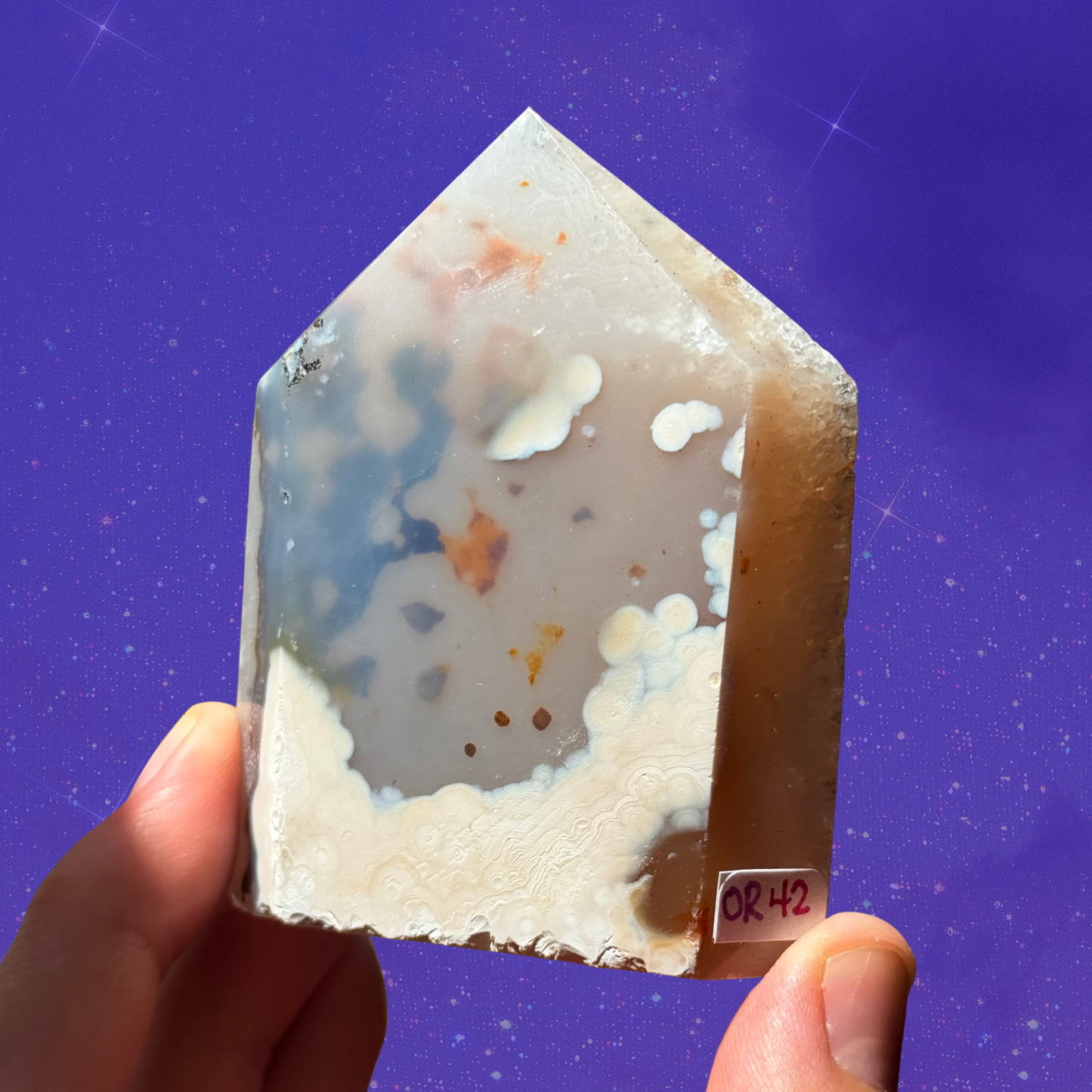 Orca Agate Cluster Tower C16