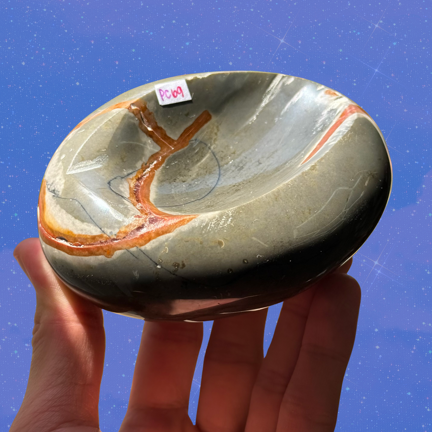 Polychrome Jasper Bowl C16