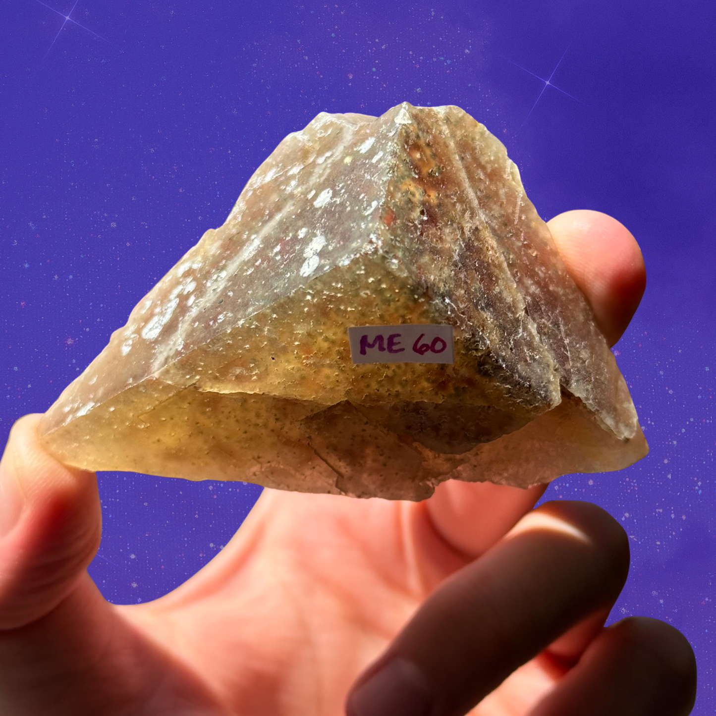 Yellow Fluorite Pyramidal Structure from Morocco C22