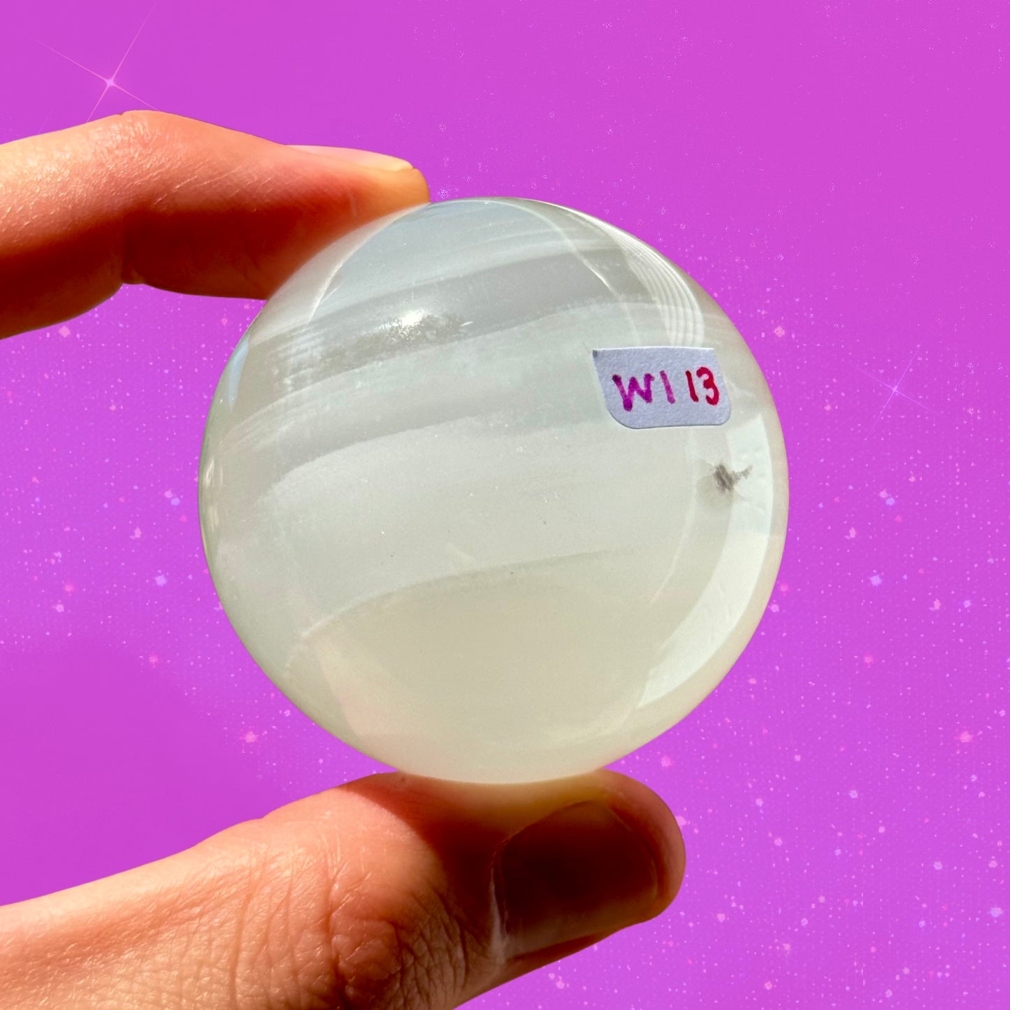 White Onyx Sphere C23