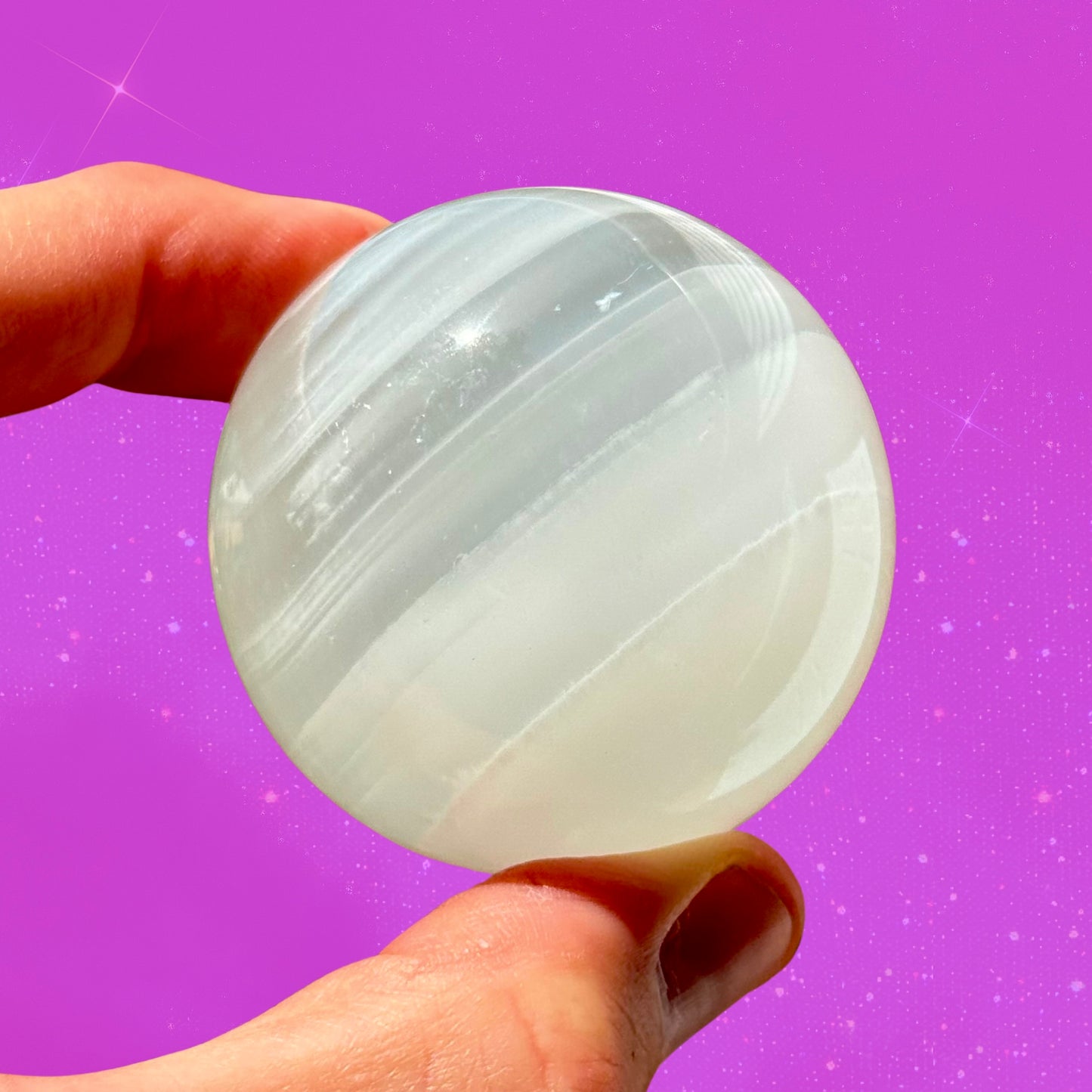 White Onyx Sphere C23