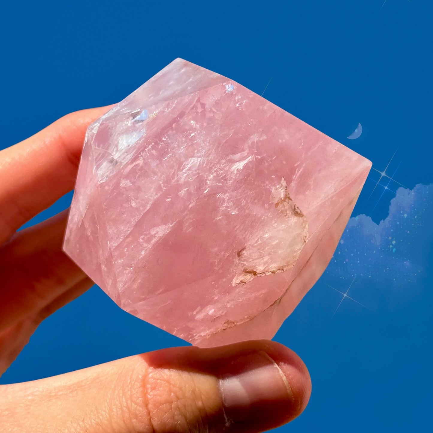 Super Gemmy Rose Quartz Freeform C23