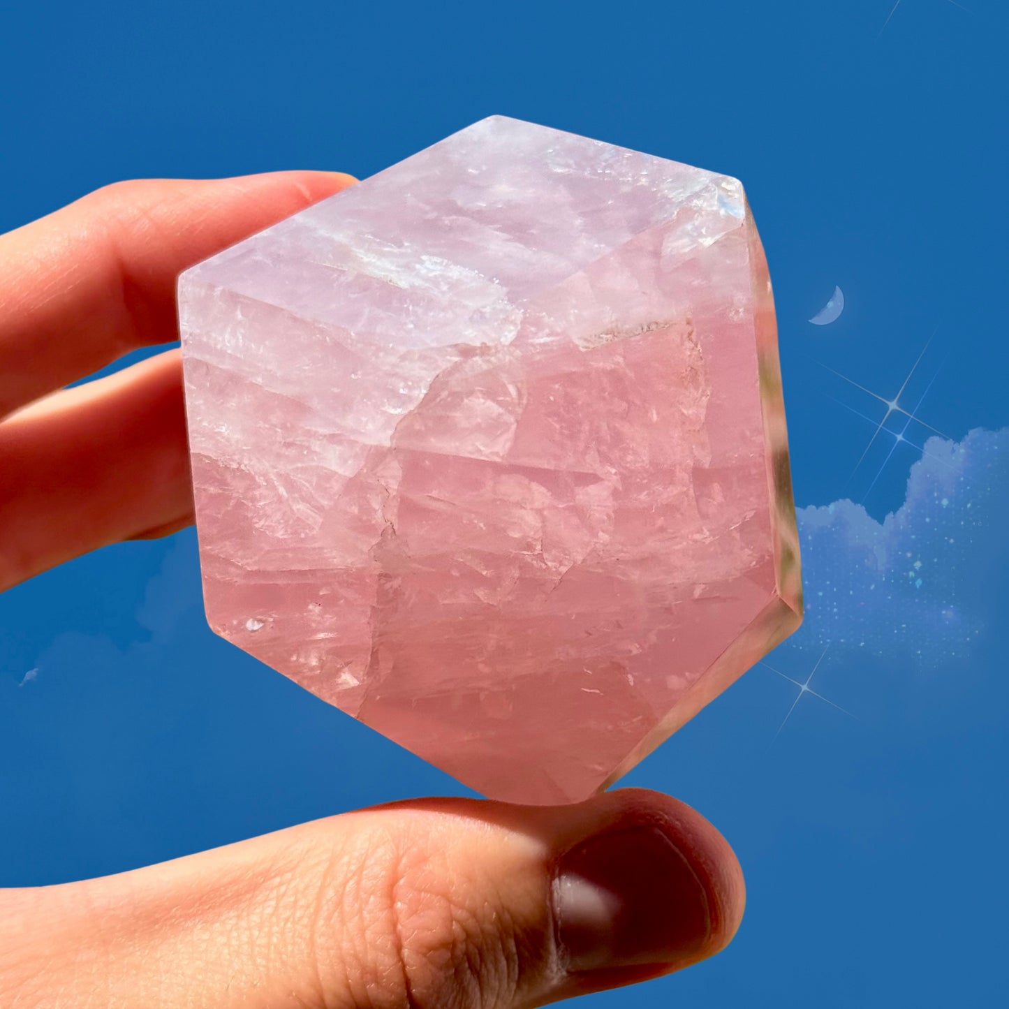 Super Gemmy Rose Quartz Freeform C23