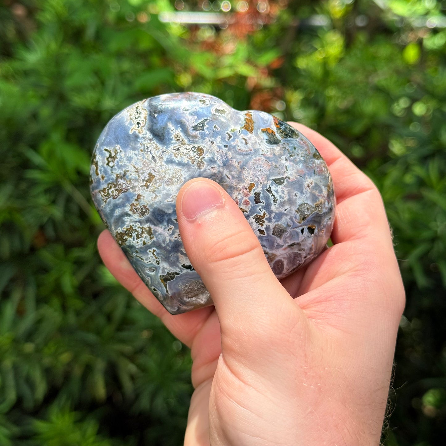 3” Cosmic Jasper Heart