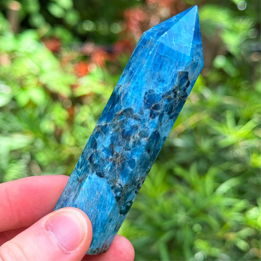 3” Blue Apatite Tower