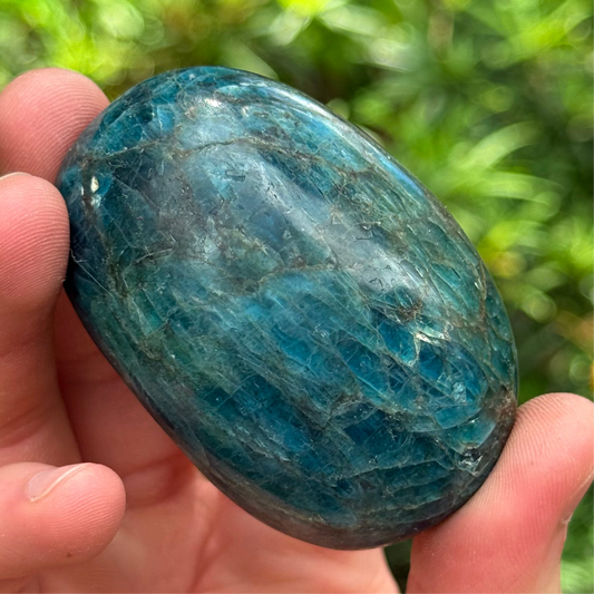 2” Blue Apatite Palm Stone