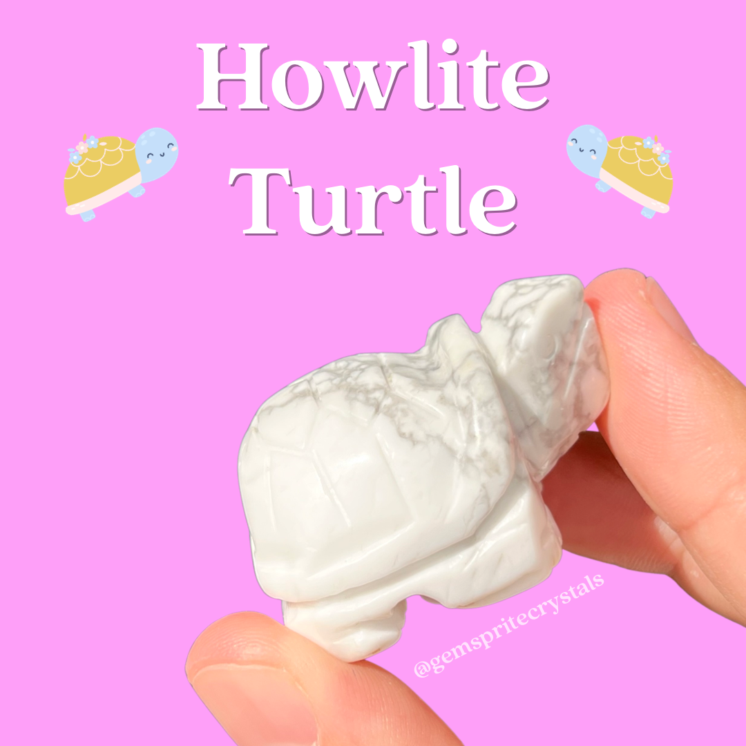 Howlite Turtle