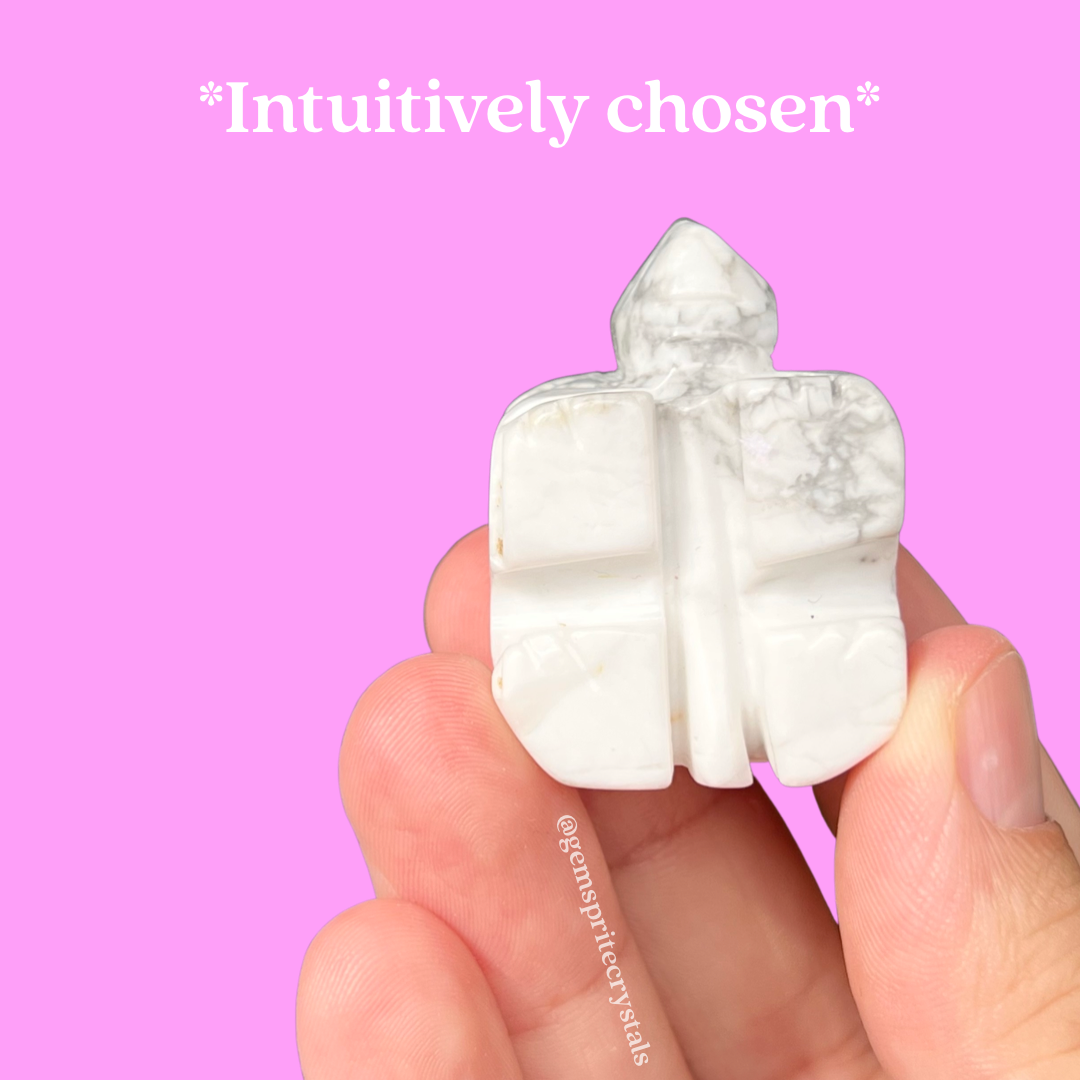 Howlite Turtle