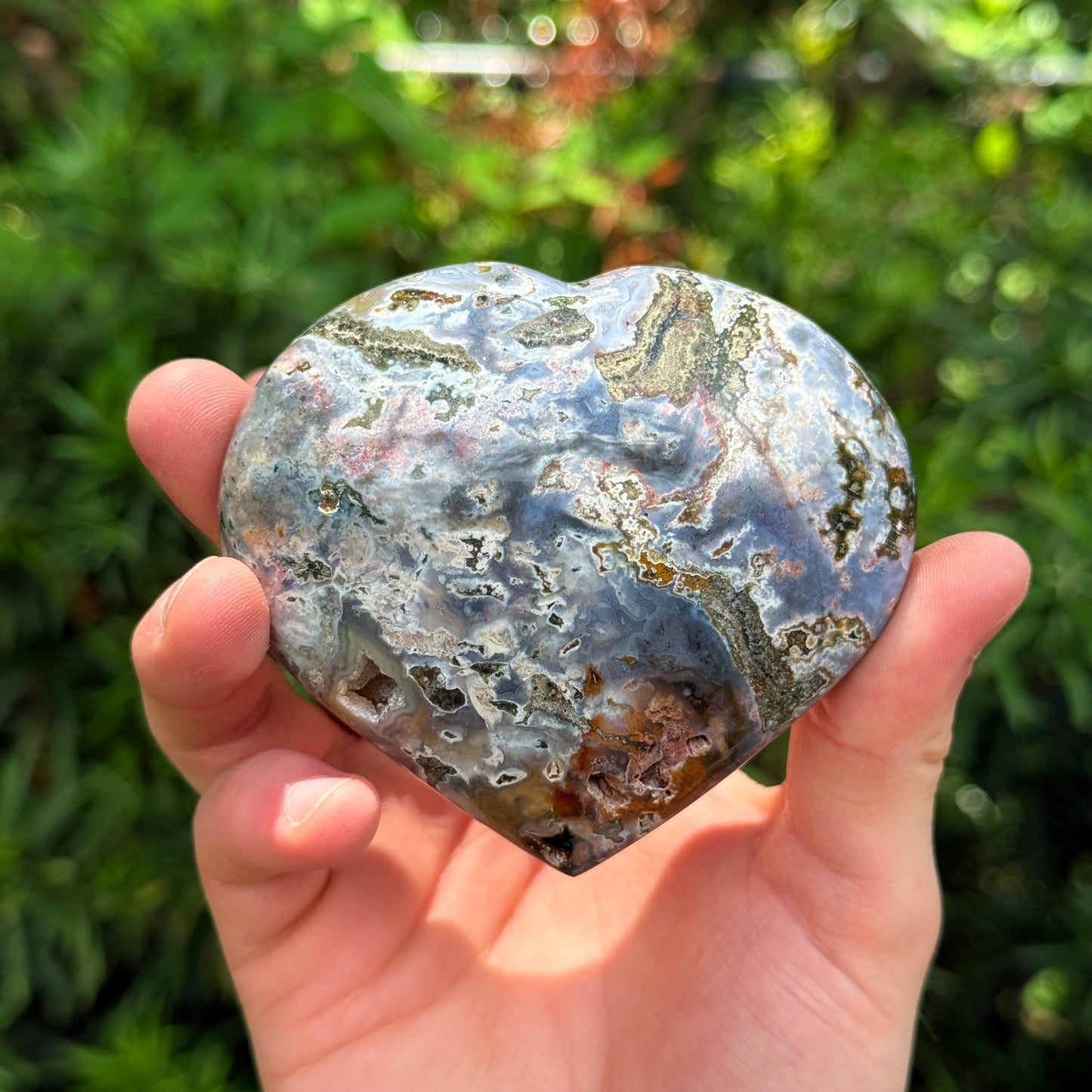 3” Cosmic Jasper Heart