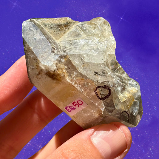 Enhydro (Water Bubble) Fenster Quartz Specimen