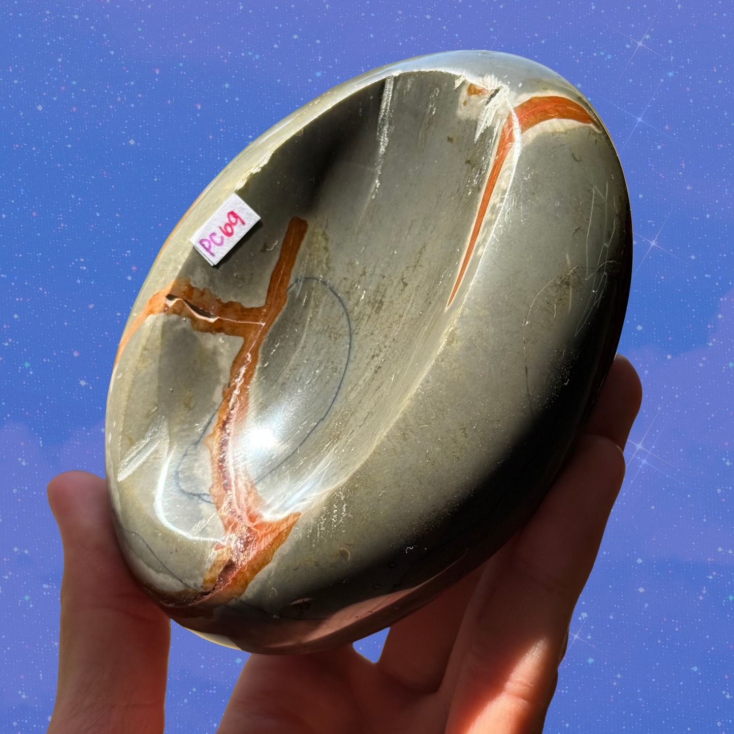 Polychrome Jasper Bowl C16