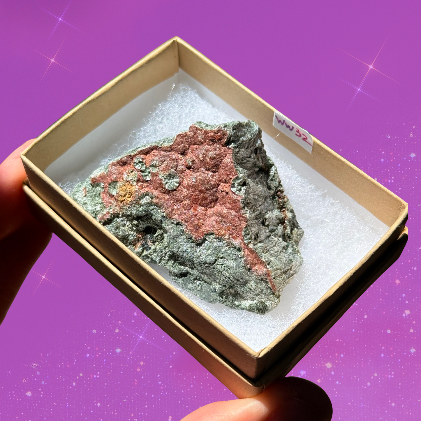 Botryiodal Hematite in Wavellite Collector's Specimen C22