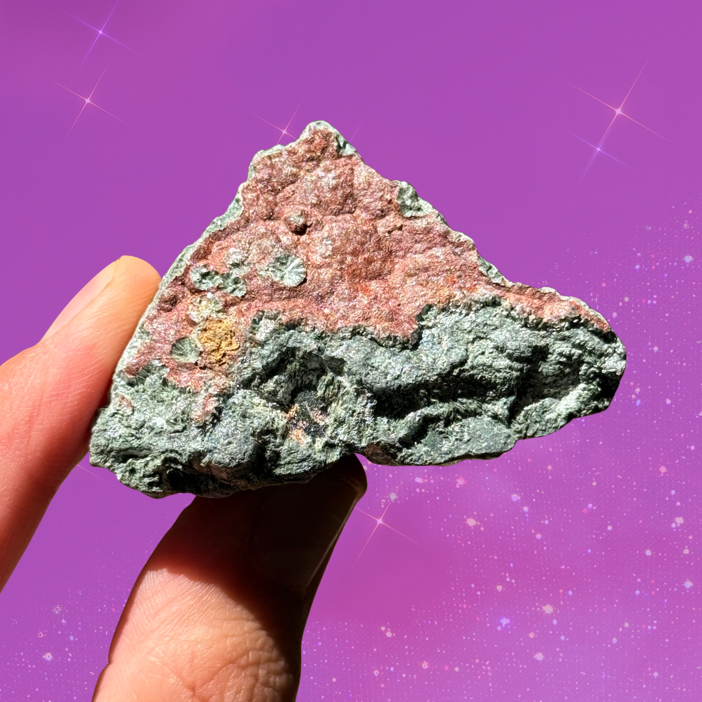 Botryiodal Hematite in Wavellite Collector's Specimen C22