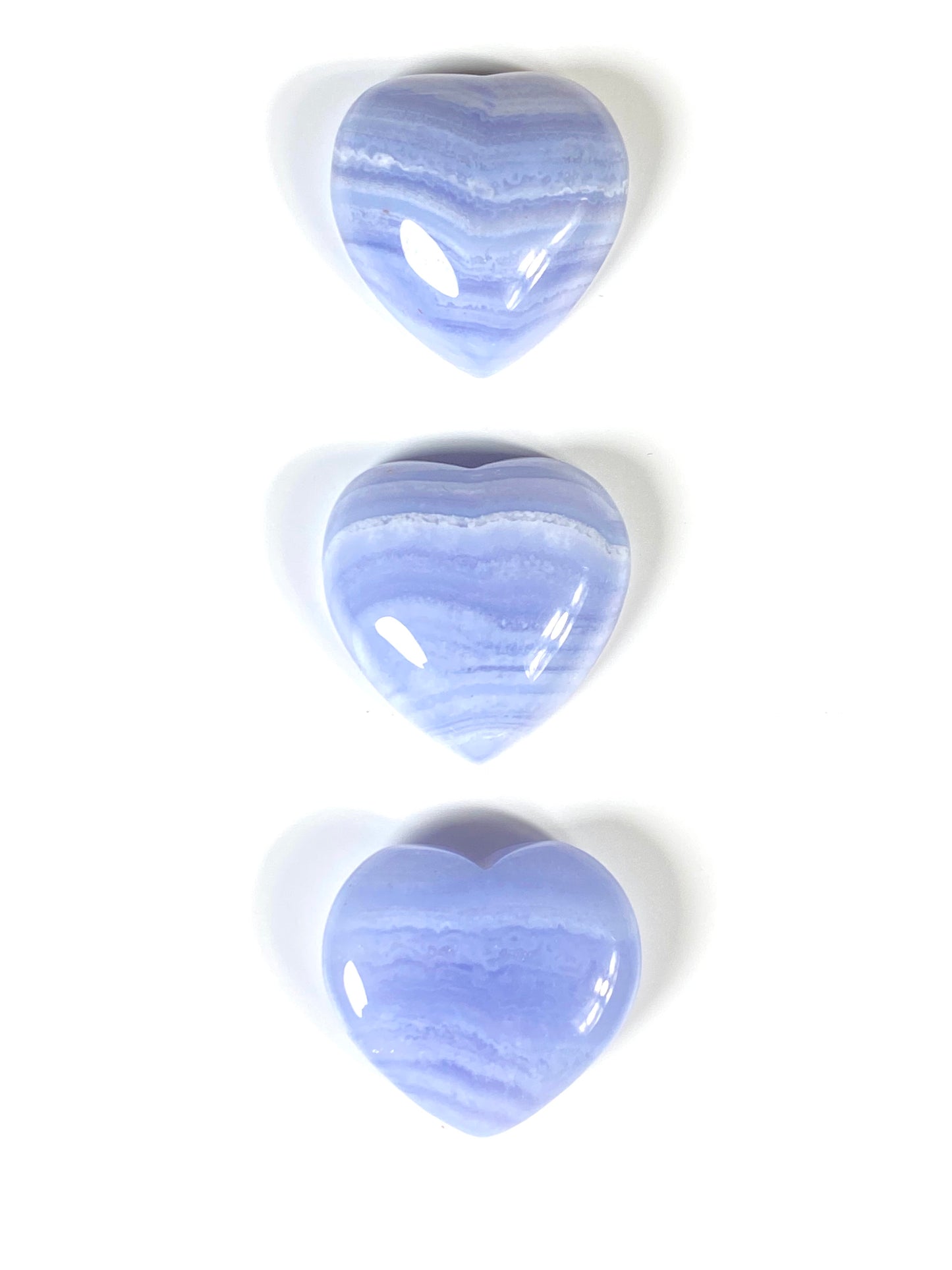 Blue Lace Agate Heart