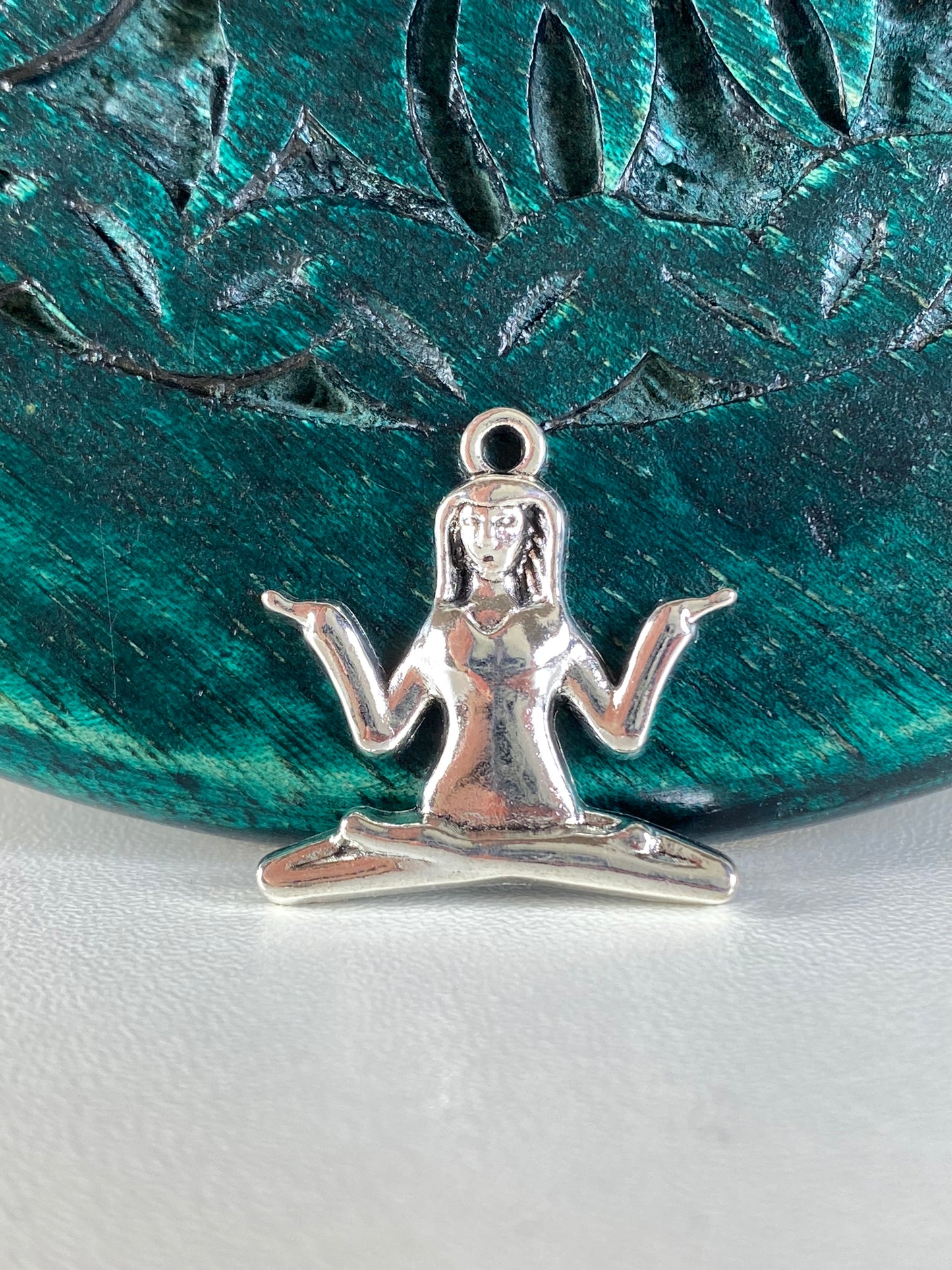 Yoga Girl Sterling Silver Pendant