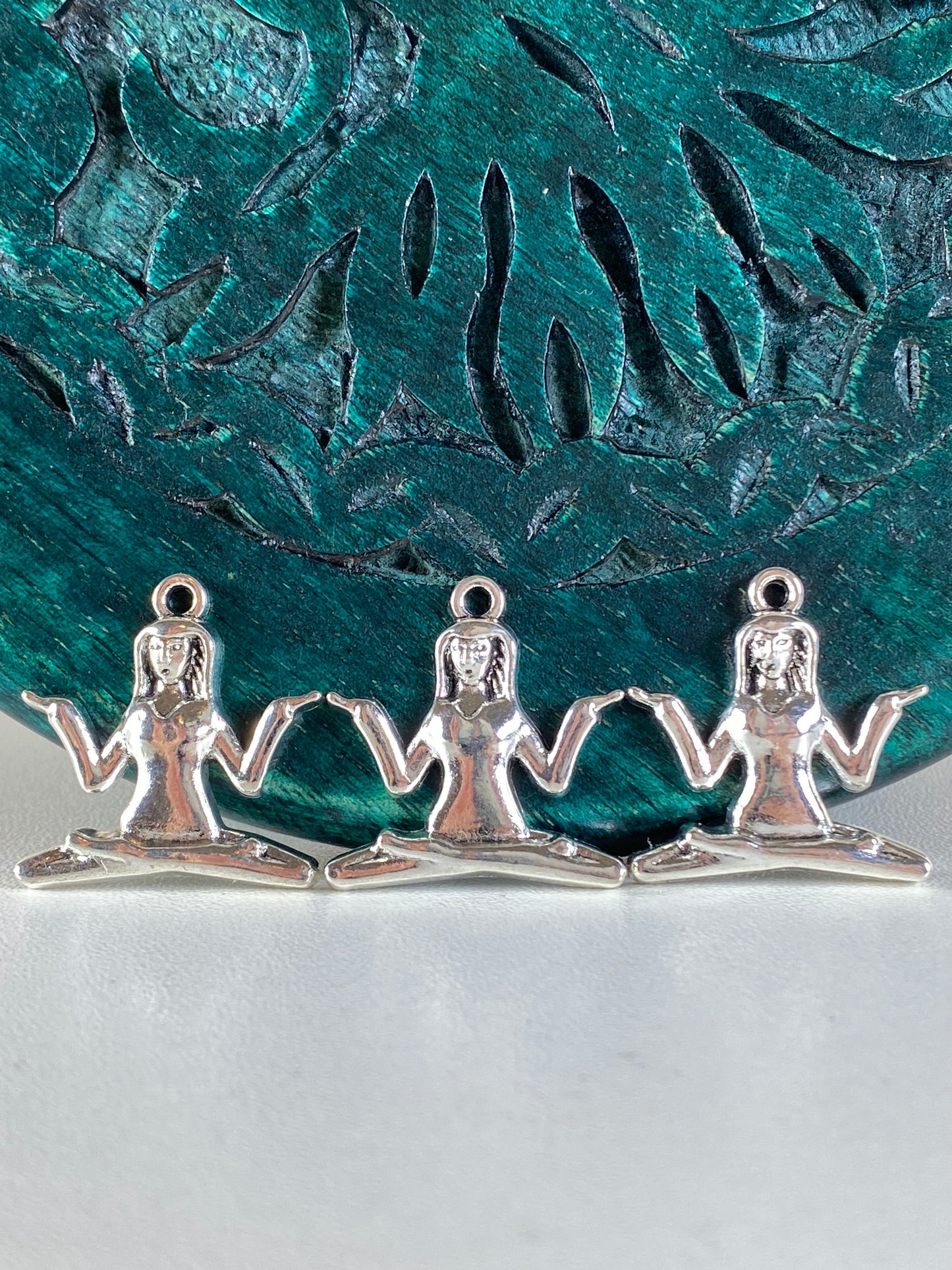 Yoga Girl Sterling Silver Pendant