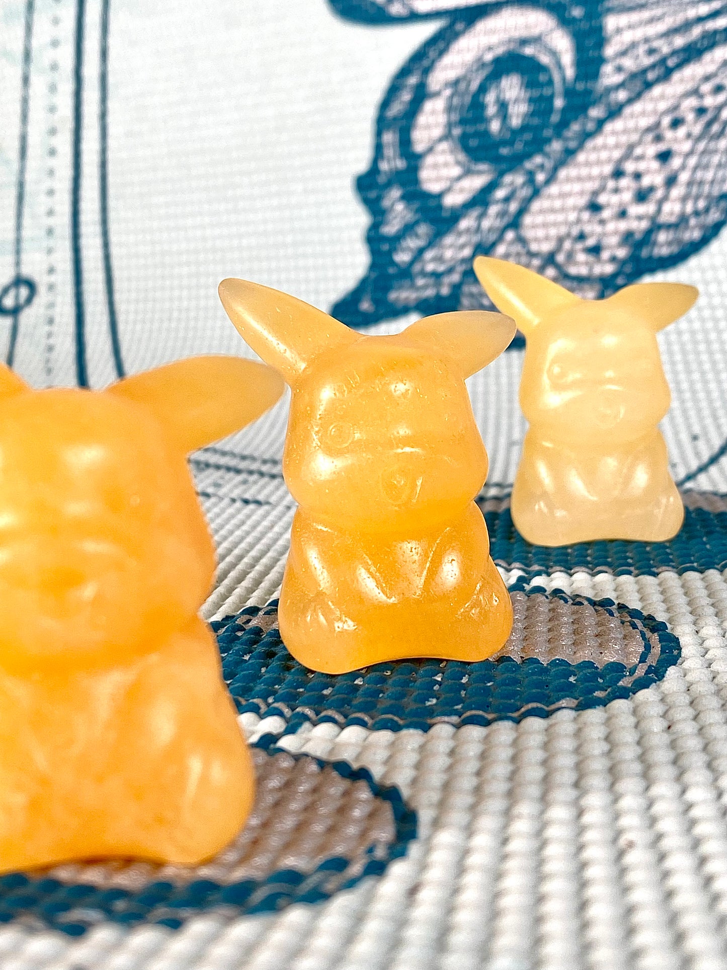 Yellow Calcite Pikachu