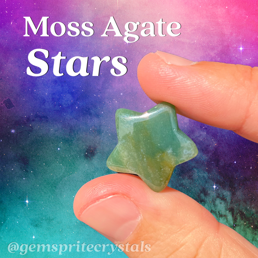Moss Agate Stars