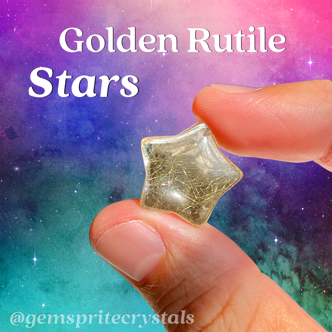 Golden Rutile Stars