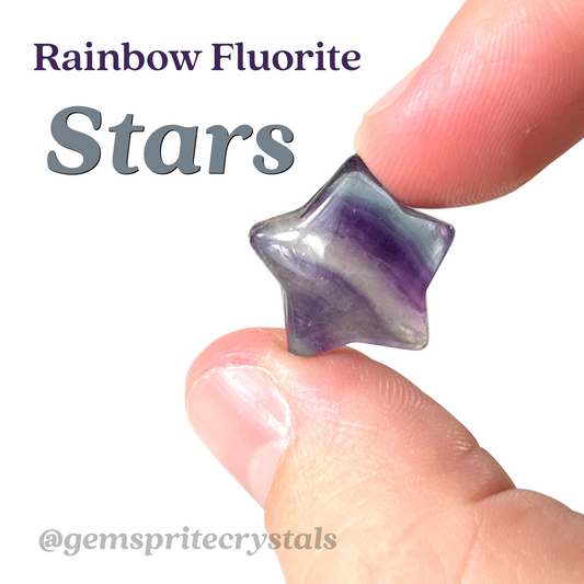 Rainbow Fluorite Stars