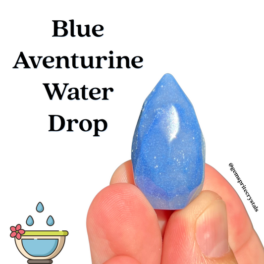 Blue Aventurine Water Drop