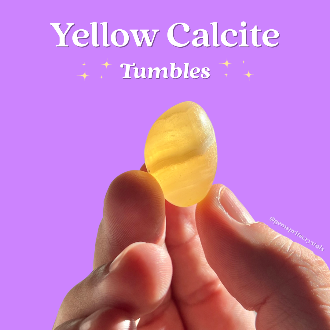 Yellow Calcite Tumble