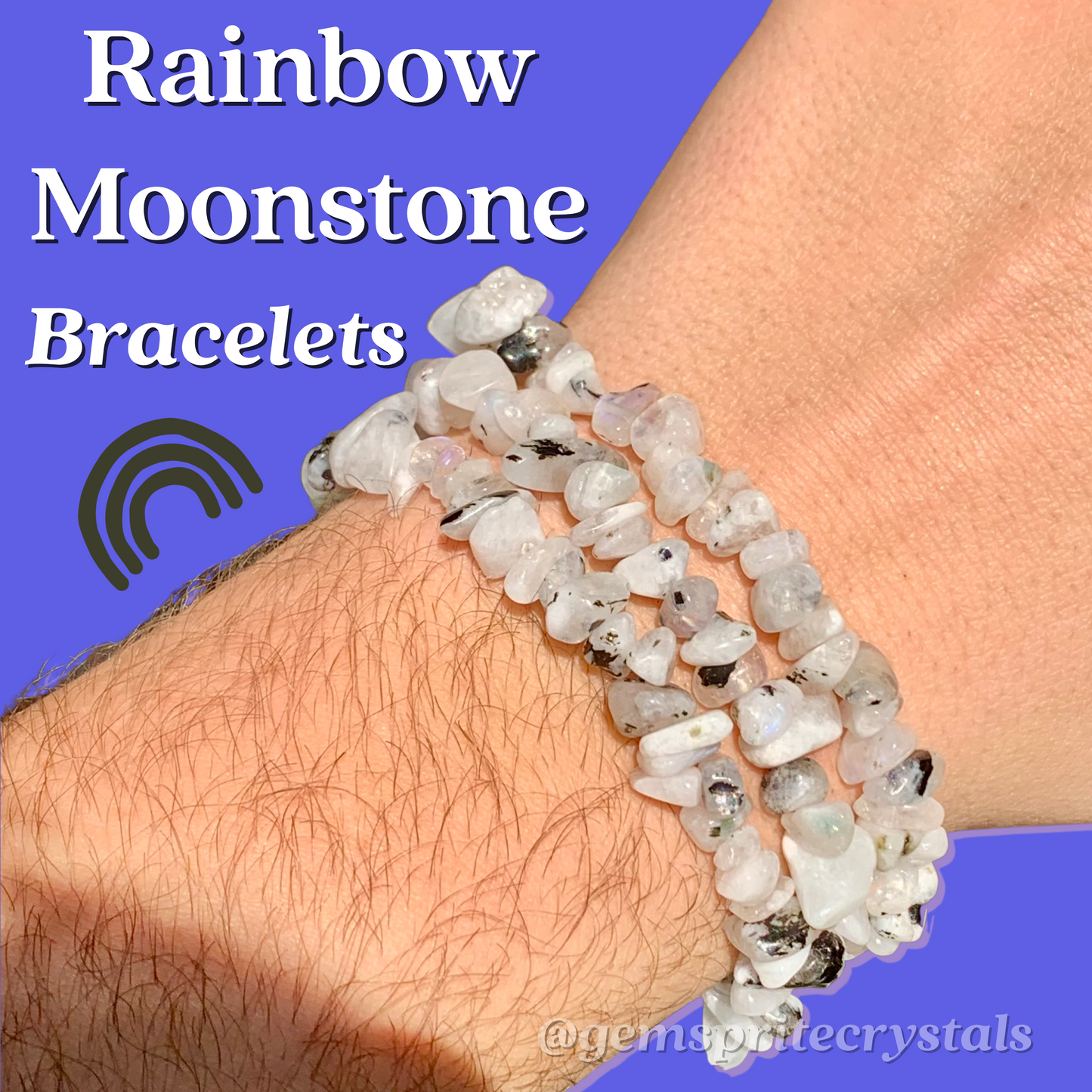 Rainbow Moonstone Bracelets