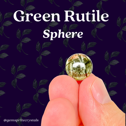 Green Rutile Sphere