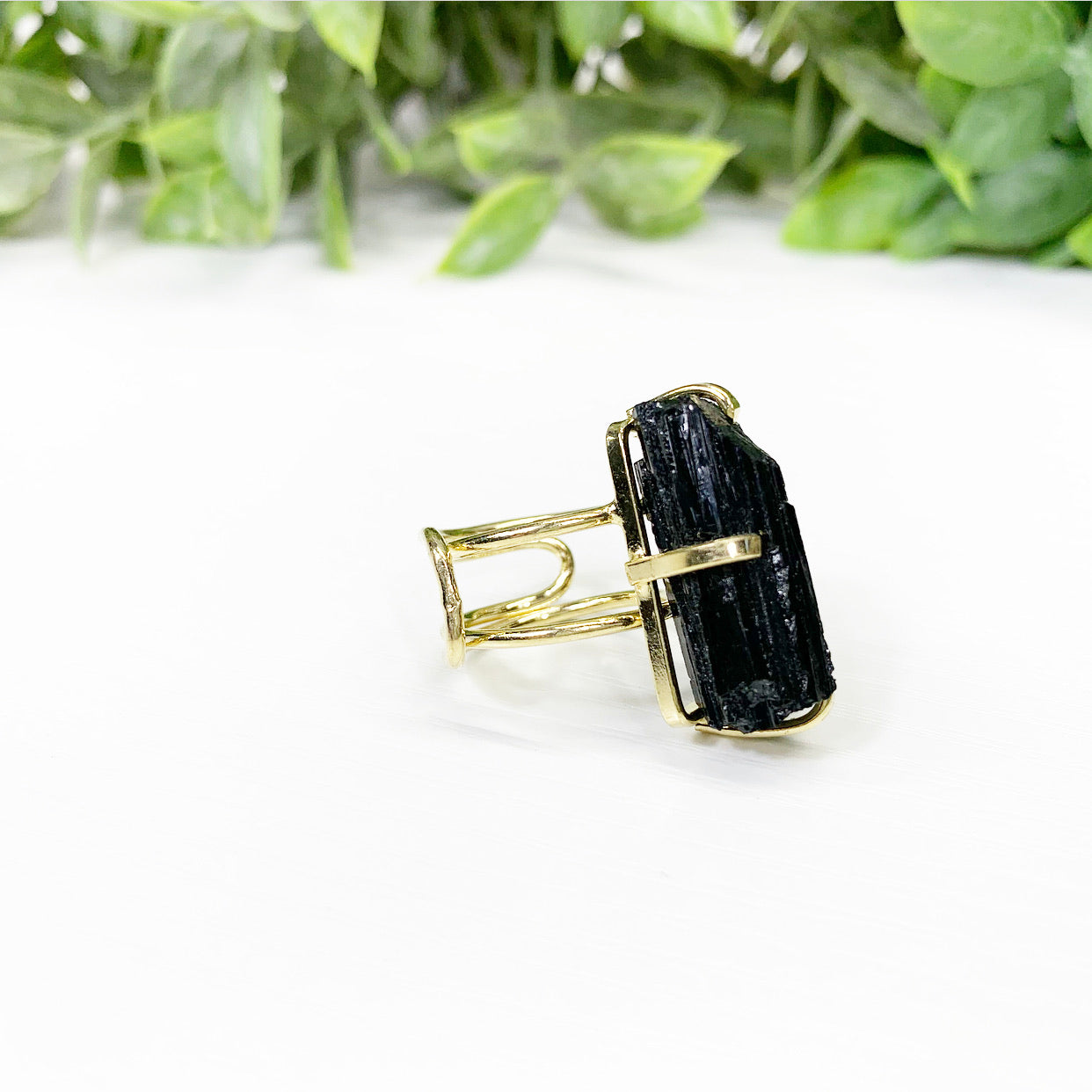 Black Tourmaline Ring