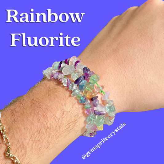 Rainbow Fluorite Bracelet