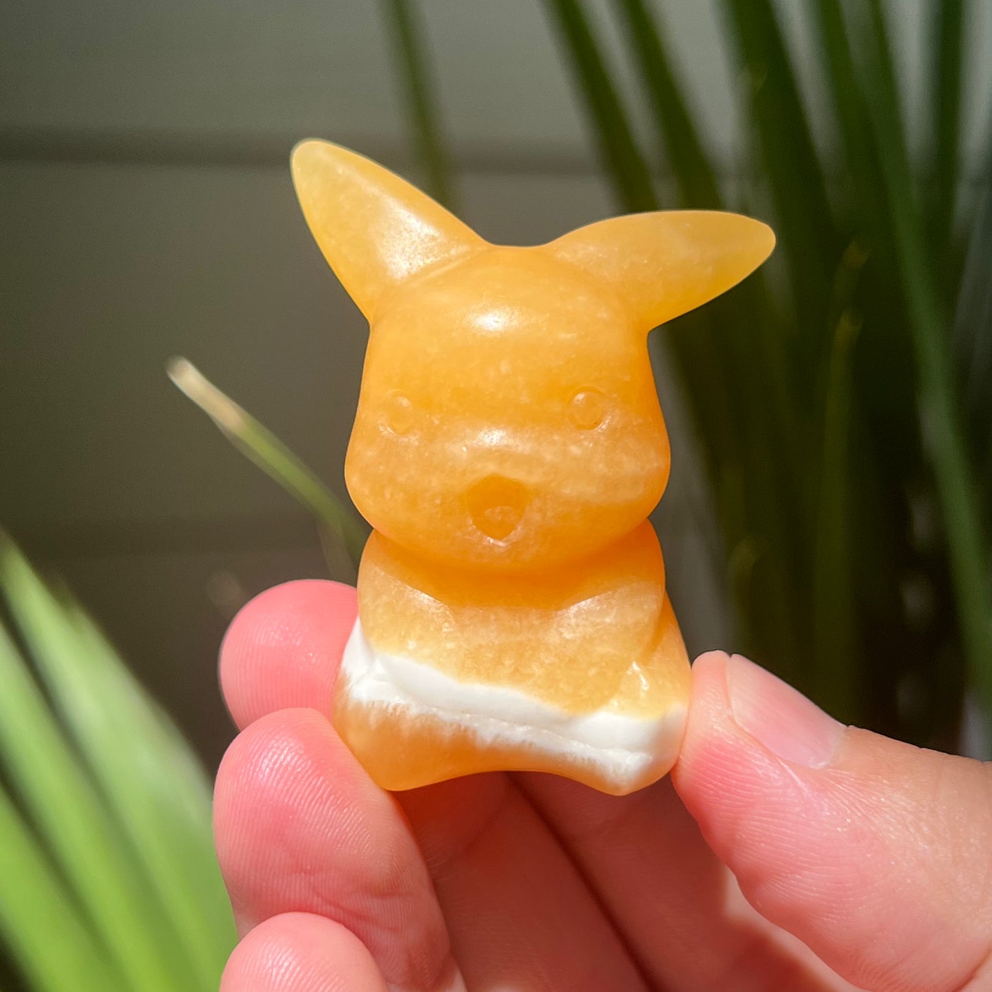 Yellow Calcite Pikachu