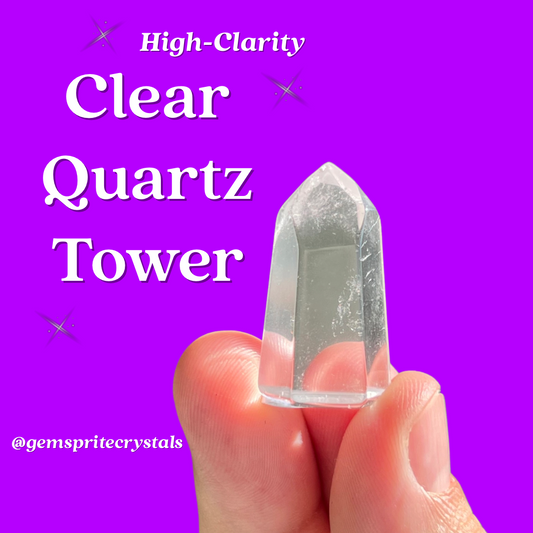 Clear Quartz Tower