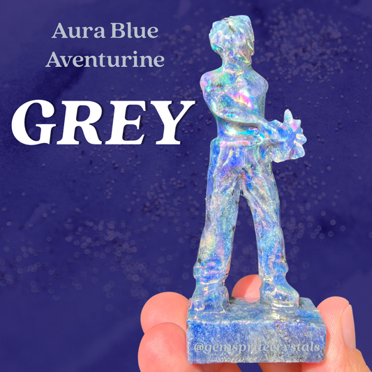 Aura Blue Aventurine Grey