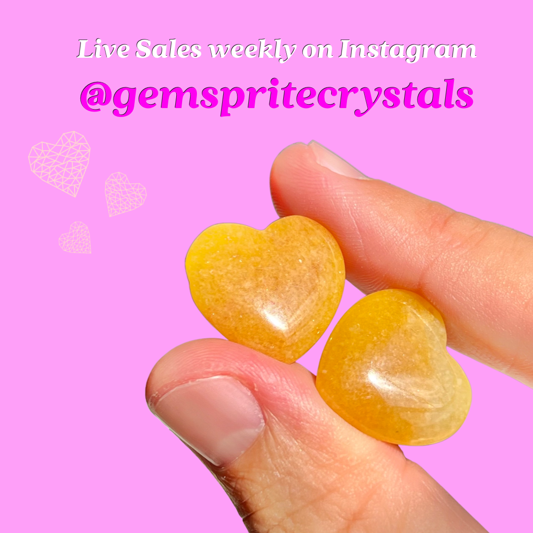 Golden Agate Hearts