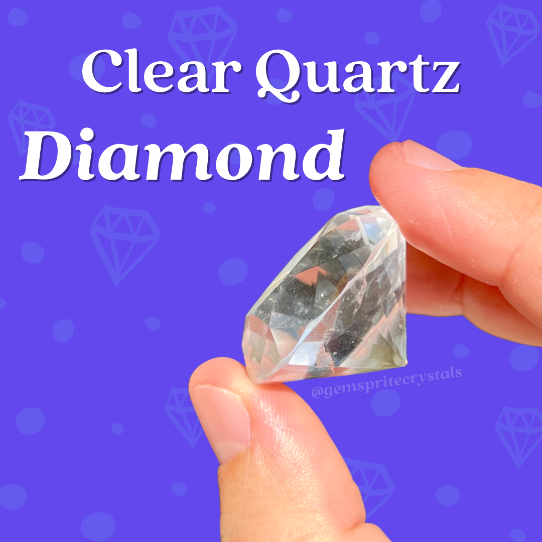 Clear Quartz Diamond