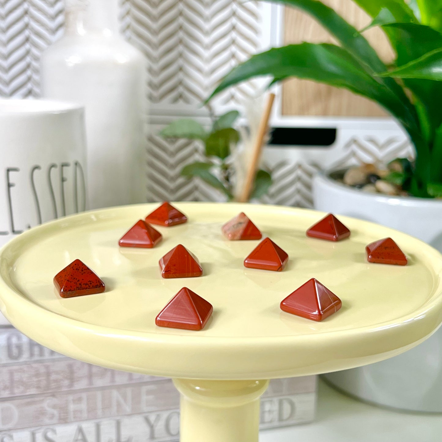Red Jasper Pyramid