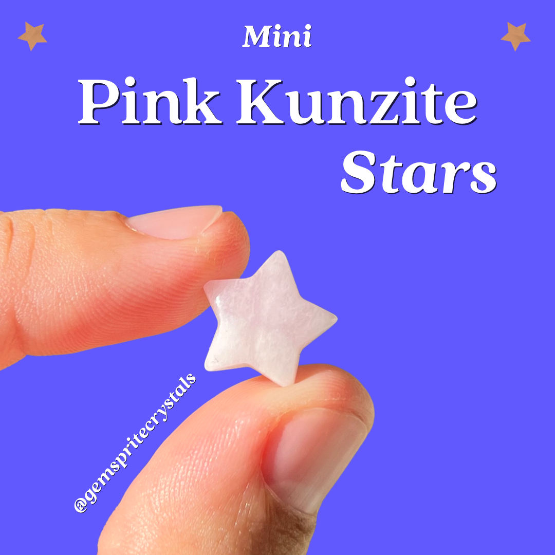 Mini Pink Kunzite Star